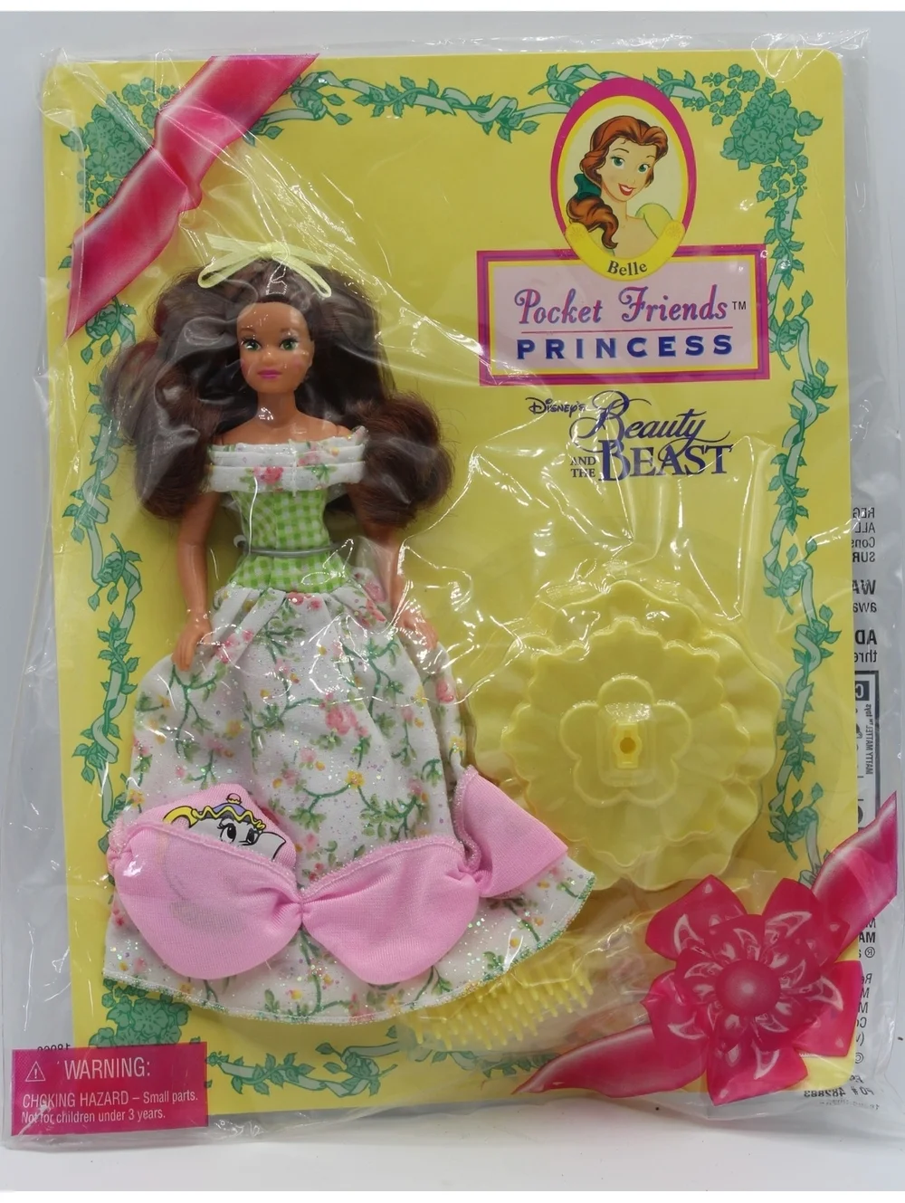 NEW Disney's Beauty and the Beast Belle Pocket Friends Princess Barbie Doll 7